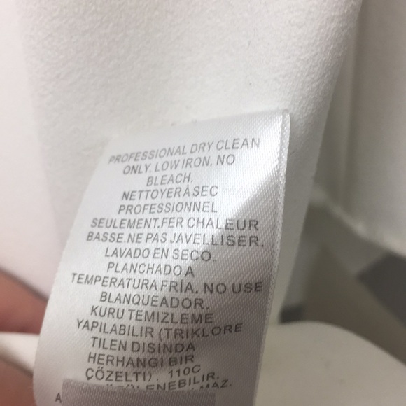 Tibi Could Shoulder Ivory Shift Dress - Picture 7 of 8